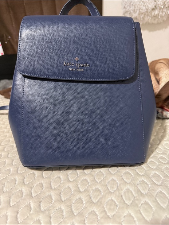 kate spade navy saffiano mini backpack